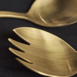 House Doctor Salad servers, HDGolden, Golden