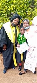 Rebecca and her mother together with headmaster Beatrice