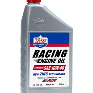 Synthetic SAE 10W-40 Racing Motor Oil 1 Quart