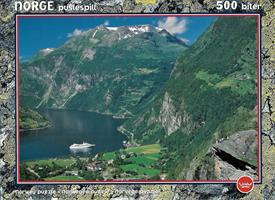 Geiranger i Møre og Romsdal - Puslespill 500 biter