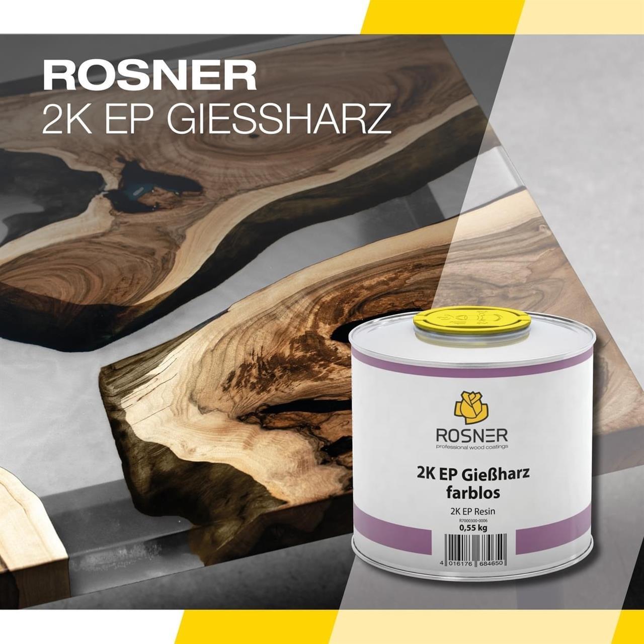 Rosner 2K EP Resin fargeløs