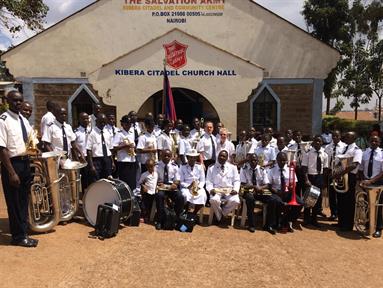 Together with Kibera Citadel Band