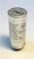 El.lytt 2500uF 35v RIFA, brukt