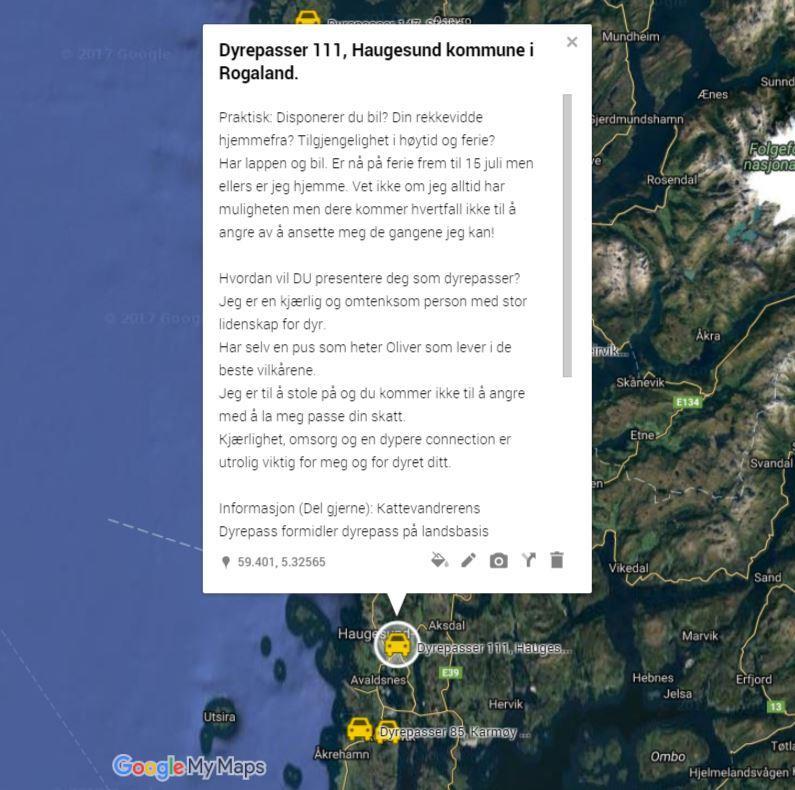 Dyrepasser 111, Haugesund kommune i Rogaland.