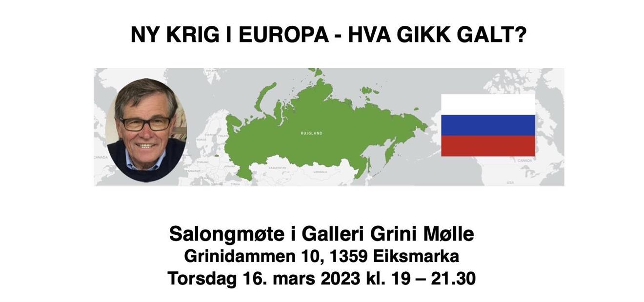 Salongmøte: Ny krig i Europa - hva gikk galt?