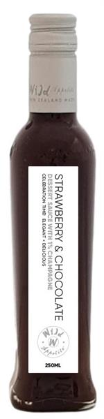 Strawberry & Sparkling Wine Choc Sauce 250ml