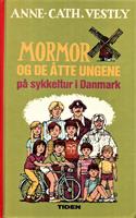 Mormor og de åtte ungene på sykkeltur i Danmark, 1986