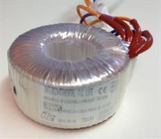 TIC137E Ringkjernetrafo. 39 - 0 - 39 VAC,  75VA