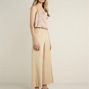 Summum Woman Trousers Cotton Stretch, Alpaca