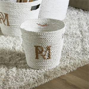 Riviera Maison RM Monogram Basket XS