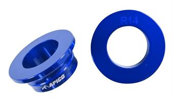 Apico Rear Wheel Spacer Hva TC125 16-22, FC250/350/450 16-22, FX350-450 17-22 Blue