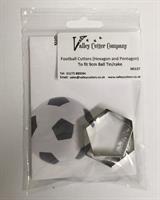 Utstikkersett Fotball 3D, 9cm VC