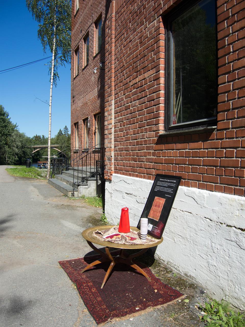 Sommerservering på Grini Mølle