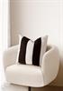Zelected By Houze Pillowcase 5th Avenue, Offwhite/Black