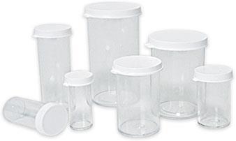 Clear Plastic Styrene Vials Tube (5 Dram/.63 Oz) Containers with