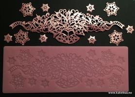 Silikonform Lace Bord "Christmas Bell"