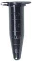 MICROFUGE TUBE,1.5ML,BLK,PK100