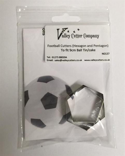 Utstikkersett Fotball 3D, 10cm VC