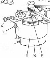 Kapstan motor 4ZSC-I5U02P Brukt (10) 80mA 280405