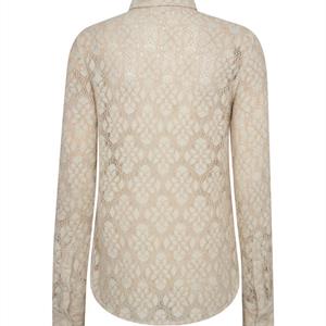Mos Mosh Kether Lace Shirt, Ecru