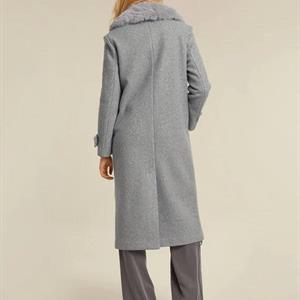 Beaumont Constance Long Coat, Grey Heather