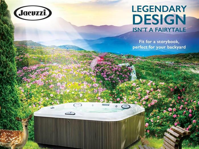 J-365 & J-355  Mål: 214x231 PREMIUM MASSASJEBAD FRA JACUZZI UTSTILT I BERGEN