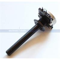Potensiometer 10KA Log D20 aksel 6x43mm