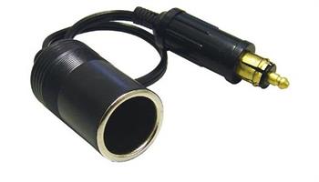 Sigarett kontakt til 12mm plugg, 12 - 24V
