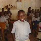 Arnold Sumba in his class