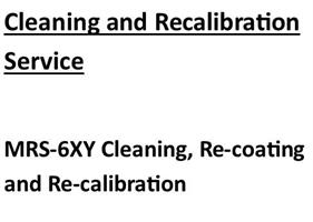 MRS-6XY RECALIBRATE