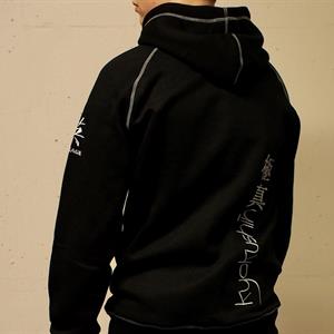 Svart hoodie, Kyokushin str XXL
