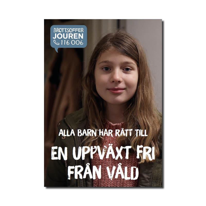 Folder A5 - En uppväxt fri från våld