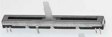 Skyvepotensiometer 2x10K 87P 75x8 Tap16x4mm