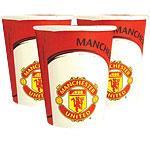 Engangskopper Manchester United 8stk