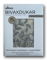 Bivaxduk - XL - Mörka Blommor