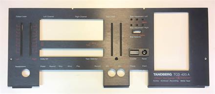 Topp plate, sort (KAK09/14)