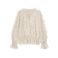Summum Woman Fluffy Top, Ivory