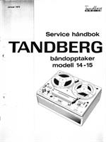 Servicemanual til TB14 og TB15, Norsk, PDF