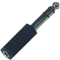 Adapter 3.5mm stereo han - 6.3 stereo han 