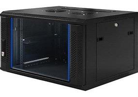 RACK 19" VEGGSKAP 6U SORT