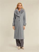 Beaumont Constance Long Coat, Grey Heather