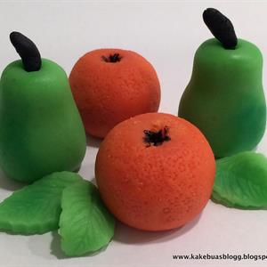 PME Rollerboard 2 for marsipanfrukter (appelsin/pære)