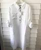 Piro Linen Dress, White