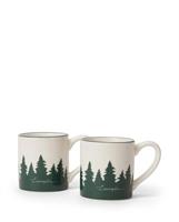 Lexington Happy Holidays Stoneware Espresso mug (set of 2)