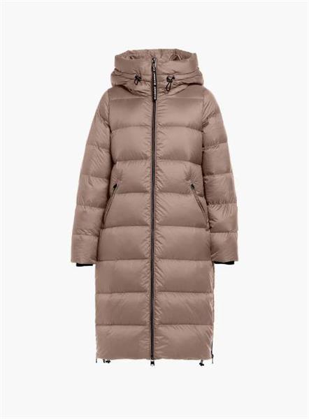Beaumont Puffer Parka Coat, Taupe