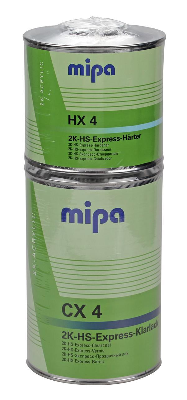 MIPA 2K HS Express klarlakk CX 4 inkl herder HX 4