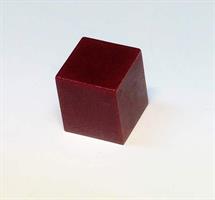 Button Push Red Plastic 285814 (18) 15x15mm