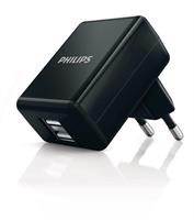 DOBBEL USB LADEADAPTER, 1A, 5W, DLP2209, PHILIPS