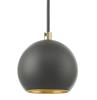 Fönsterlampa Globe svart/guld Oriva