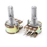 Potensiometer 2x10KB LIN D17mm Aksling 6x8mm